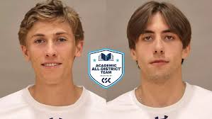 Steiner, Fischer named to Academic All-District Team