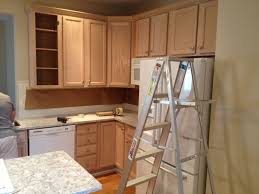Image Result For Golden Oak Cabinets Bleaching Farmhouse Sink Kitchen Tall Kitchen Cabinets Kitchen Base Cabinets
