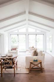 Painted White Beamed Ceilings Sfgirlbybay Living Room Inspiration Home Living Room Large Living Room