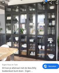 Pin By Evelien Van Polanen Petel On Huis 2 0 In 2020 Billy Bookcase Bookcase With Glass Doors Ikea Billy Bookcase