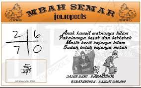 Syair Mbah Semar Jowo Pool Hk Hari Ini