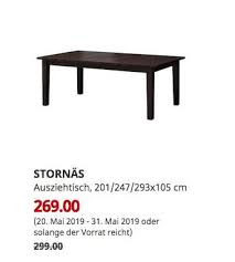 Ikea Koln Godorf Stornas Ausziehtisch Braunschwarz 201 247 293x105 Cm Ausziehtisch Ikea Kuche Und Haushalt