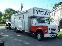 U Haul Krawler Hauler Transformed From A Plain Moving Truck To A Vehicle Fit For Towing Toys To Excursions In The North Trucks U Haul Truck Moving Truck Rental
