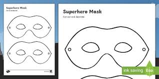 Superhero bins {tutorial and printable}. Superhero Masks Design Activity Teacher Made