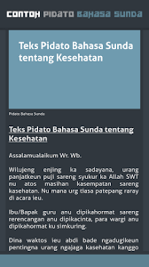 Check spelling or type a new query. Contoh Pidato Bahasa Sunda Latest Version For Android Download Apk
