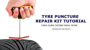 Punca tayar kereta bunyi berdengung. Tyre Puncture Repair Kit Tutorial Tutorial Cara Tampal Cacing Pada Tayar Bocor Youtube