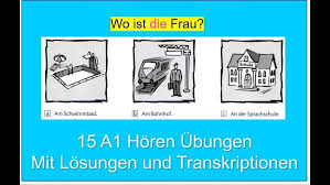 15 Horverstehen Ubungen A1 15 Listening Exercises Start Deutsch 1 Youtube Sprachschule Deutsch Ubungen