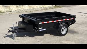 The one advantage that electric brakes have over hydraulic disc brakes is the initial cost is lower and that is an only true advantage. Sure Trac 5x8 Single Axle Hydraulic Dump Trailer 5000 Gvw St6208d B 050 Youtube