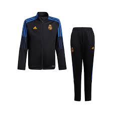 Oleh alan walker 07 apr, 2021. Adidas Real Madrid Kinder Trainingsanzug Schwarz Blau Fussball Shop