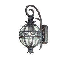 Troy Lighting Campanile Bronze Outdoor Wall Lantern Sconce B5001cb The Home Depot