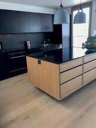 Cuisinella est le seul fabricant français à détenir 6 certifications : Cuisine Sur Mesure Chic Noir Elegante Ilot Scandinave Modern Kitchen Paris By Cuisinella Paris 11 Republique Houzz