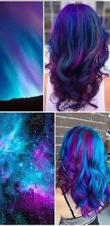 Galaxy Hair 1 Galaxy Hair Color Hair Color Crazy Cool Hair Color