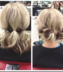 15 Idees Pour Un Chignon Facile Chignons Bas Cheveux Courts Cheveux Courts Coiffure Facile