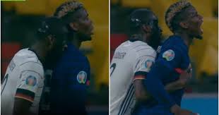 (bein sports) #fraall #bizarre pic.twitter.com/mvgfu3fpfc. Antonio Rudiger Accused Of Biting Paul Pogba In Germany Vs France Givemesport