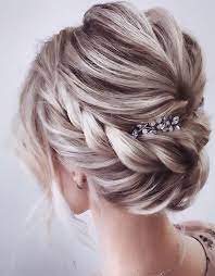 Elegant Prom Updo Wedding Hairstyles For Medium Length Hair And Long Hair Trendin Summer Wedding Hairstyles Medium Length Hair Styles Wedding Hair Inspiration