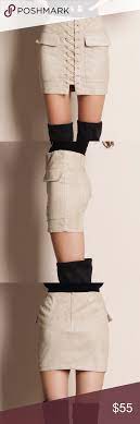 Wear yours with a slouchy sweater and boots.shown. Lace Up Suede Mini Skirt Lace Up Suede Skirt Clothes Design Fashion