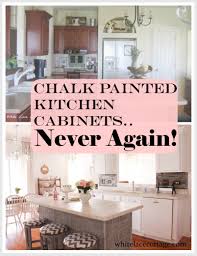 And, if you do it yourself, it can also be one of the least expensive ways to overhaul the. Chalk Painted Kitchen Cabinets Never Again Anne P Makeup And More