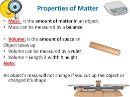 What are the characteristics of matter that set it apart from something that. Physical Science Chapter 14 Properties Of Matter Ppt Download