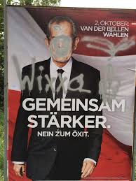 Die drei neuen plakate, die van der bellen erneut im garten des wiener palais schönburg vorstellte, sollen in erster linie optimismus und zuversicht gegen auseinanderdriften man dürfe etwa nicht zulassen, dass arm und reich oder jung und alt auseinanderdriften, führte van der bellen aus. Auch Plakate Von Prasidentschaftskandidat Alexander Van Der Bellen In Salzburg Beschmiert Salzburg Stadt