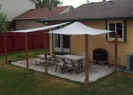 This Is Kinda Exactly What I M Picturing Patio Shade Shade Sails Patio Backyard Shade