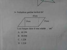 Jadi yang benar adalah di atas, bukan diatas. Luas Bangun Datar Diatas Di Atas Adalah Cm2 Brainly Co Id