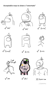 Welcome to reddit, the front page of the internet. Ways To Draw Among Us Crewmates 9gag