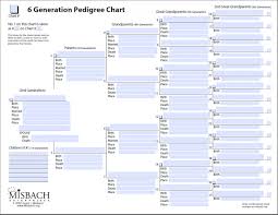 free printable family tree templates template 6 generations