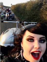 Lovely day at goth weekend today seen some great outfits and make up  looking forward to October