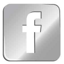Facebook Silver Icon Icon Facebook Icons Blue Aesthetic Dark