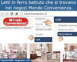 Mondo convenienza materassi singoli e beautiful letto. Risparmiello Letti In Ferro Battuto Mondo Convenienza