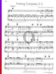 Digital sheet music for nothing compares 2 u by prince, sinead o'connor scored for piano/vocal/chords; Nothing Compares 2 U Sheet Music Piano Voice Guitar Pdf Download Streaming Oktav