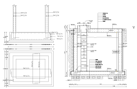 Structural Design Of Water Tank Autocad Drawing Cadbull In 2020 Autocad Water Tank Design