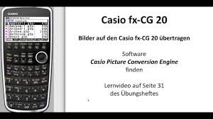 Casio Fx Cg20 Picture Conversion Into G3p And How To Transfer To Casio Fx Cg 20 Youtube