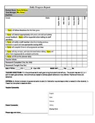 Point Sheet Behavior Worksheets Teaching Resources Tpt