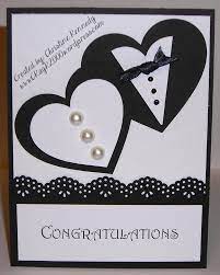The banners pick a punch makes this so easy. Congratulations Wedding Card Stamps Paper Card Craft Maker