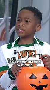❌ no raisins, no corn, no oranges ❌. Third grade student Kaleb Wade has  been trick-or-treating for a few years now, so he shared some VERY helpful  trick-or-treating tips this Halloween with @Craig ...