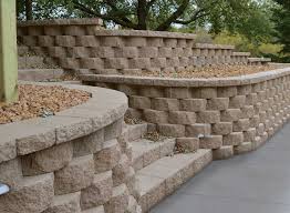 Others are elements of building, road, or bridge infrastructure. Round Face Retaining Wall Block Welcome To Londonstone Londonpaver And Londonboulder