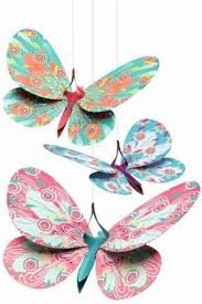 Glitzer Schmetterlinge Z Hangen V Djeco Basteln Bastelsets Kinder Mobile