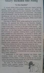 Abma/c#dand the voice i hear, falling on my ear. 15 Best In The Garden Hymn Ideas Hymn In The Garden Hymn Hymns Lyrics