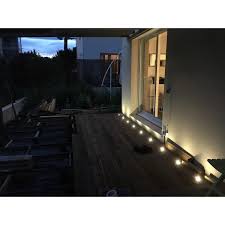 Qaca Low Voltage Led Deck Lighting Kit Rgb Stainless Steel Waterproof Outdoor Landscape Garden Yard Patio