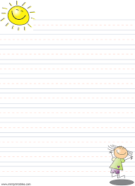 Printable Practice Stationery For Kids Learning To Print Or Write Writing Paper Printable Lined Writing Paper Free Writing Paper