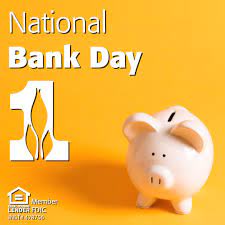 It's bank day on the 24th of june. National Bank Day Bank Business Loans Farm Loan