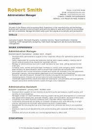 Role and responsibilities of a finance manager have undergone a remarkable transformation during the past four decades. Administration Manager Resume Samples Qwikresume