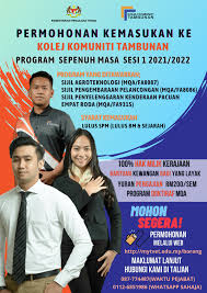 Kolej komuniti kementerian pendidikan malaysia akan menjadi institusi yang menyediakan keperluan latihan dan kemahiran pada semua peringkat dan memberi peluang pendidikan kepada lepasan. Kolej Komuniti Tambunan Publicaciones Facebook