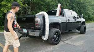 Maybe you would like to learn more about one of these? D I Y Smoke Stack On My Duramax Youtube