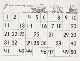 Printable Number Sheets 1 To 50 In 2020 Printable Numbers Number Worksheets Number Worksheets Kindergarten