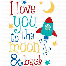 I Love You To The Moon And Back Svg Bunnycup Svg