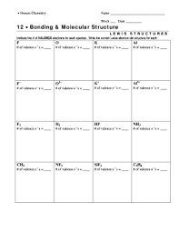 A video tutorial for how to draw lewis structures in five steps. Molecular Geometry Practice Sheet Fill Online Printable Fillable Blank Pdffiller