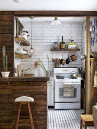 Really Cool If Small Space Adore White Tiles Looking Brick Like Change Ceiling Light Home Kitchens Kitchen Interior Kitchen Inspirations
