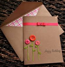 Ahnliche Artikel Wie Knopf Blume Geburtstagskarte Auf Etsy Cards Handmade Flower Birthday Cards Homemade Cards